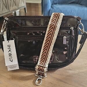 IHKWIP Patent Crossbody Bag